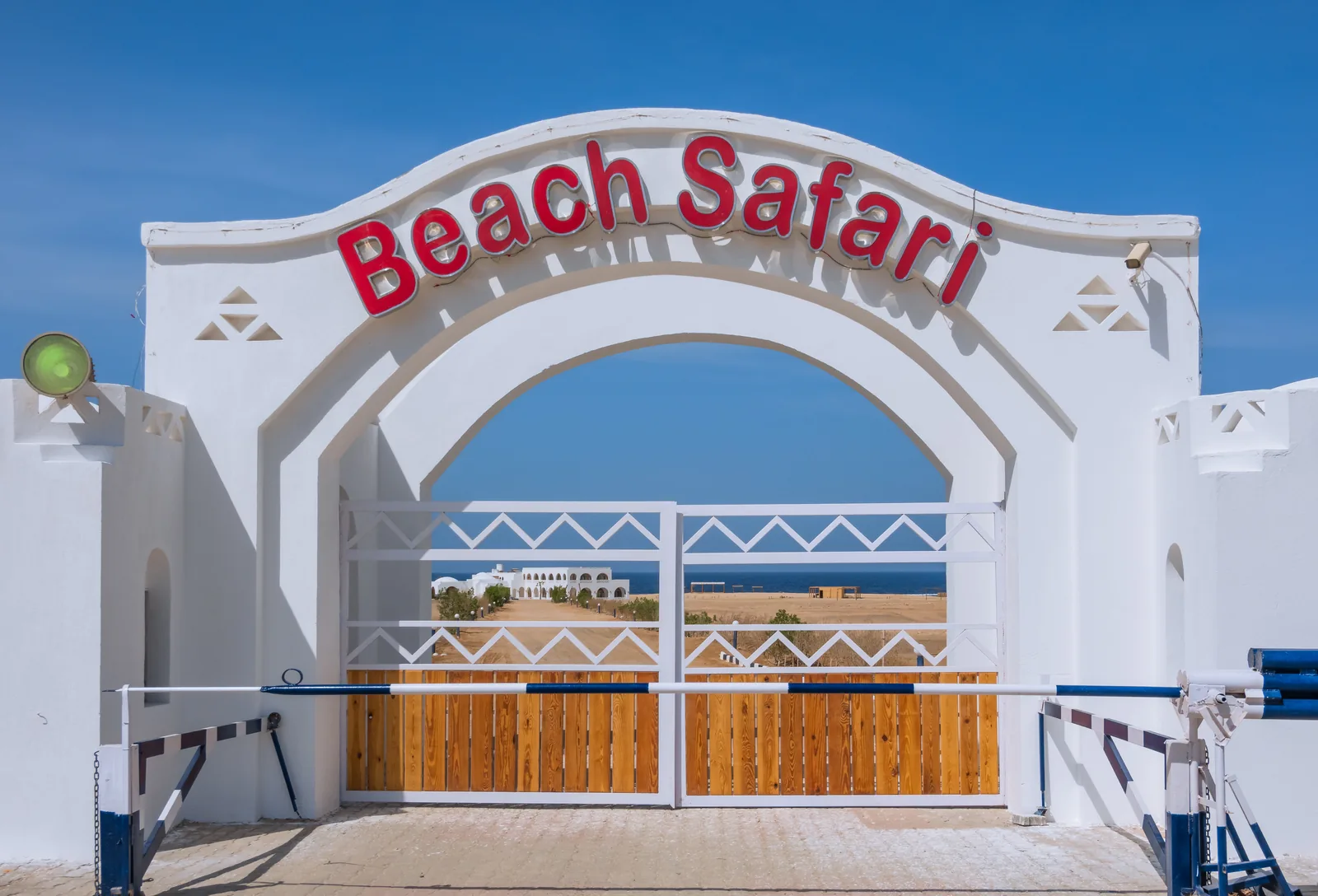 Beach Safari Nubian Resort entrance
