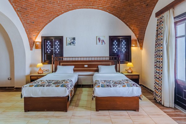 Double room with Nubian vaulted ceiling