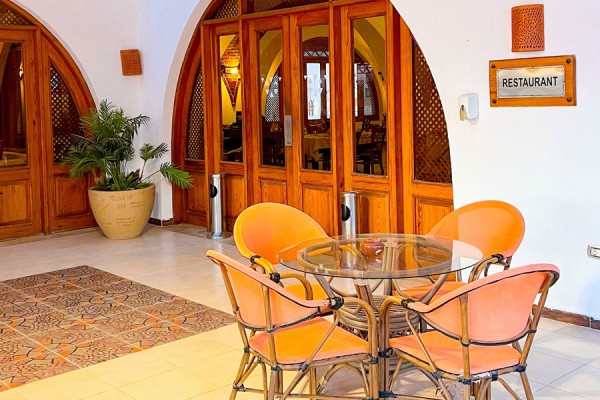 Red Sea light at the resort